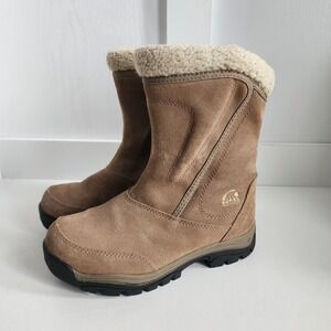 SOREL Waterfall Waterproof Insulated Thinsulate Tan Suede Snow Boots Women's 6.5